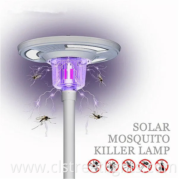 Remote Control Solar Insecticidal Lamp High Efficiency UFO Garden Light Waterproof All in One Solar LED Street Light